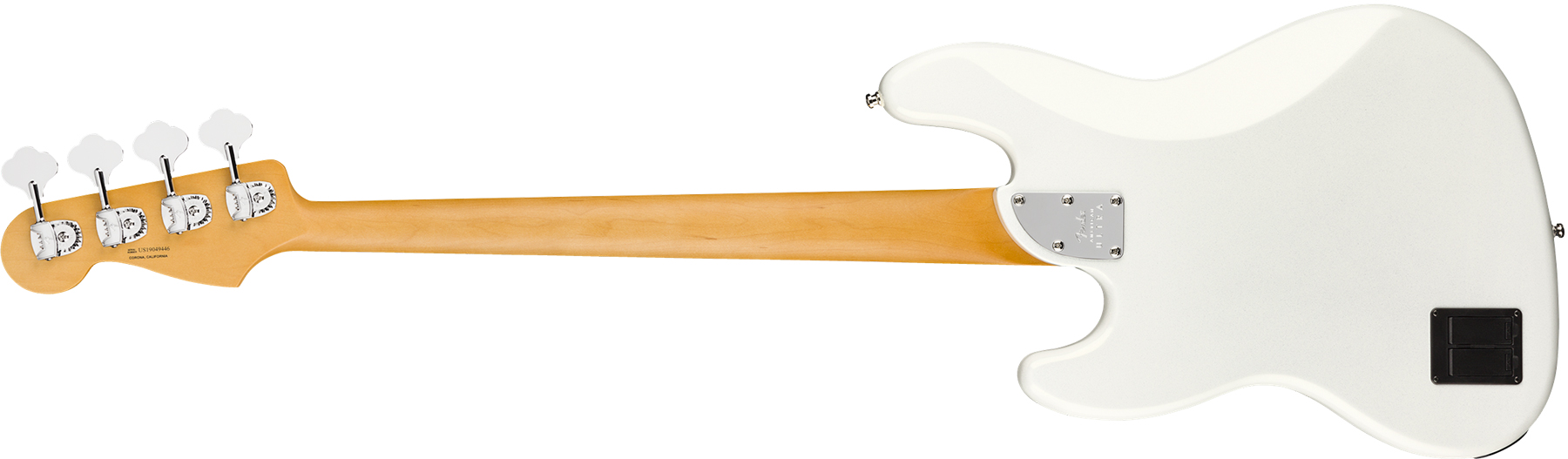 Fender Jazz Bass American Ultra 2019 Usa Rw - Arctic Pearl - Solid body elektrische bas - Variation 1