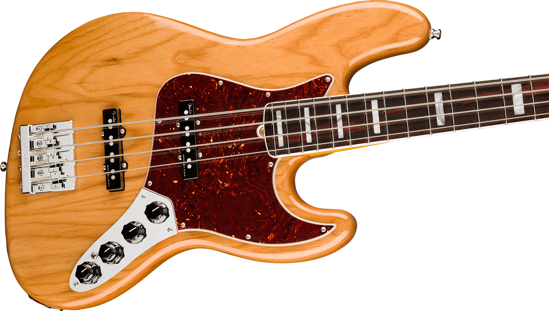 Fender Jazz Bass American Ultra 2019 Usa Rw - Aged Natural - Solid body elektrische bas - Variation 2