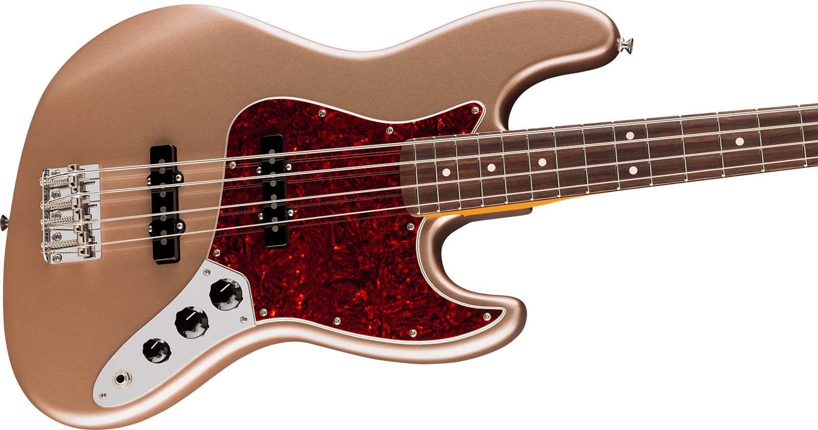 Fender Jazz Bass Classic American Professional Usa Rw - Faded Firemist Gold - Solid body elektrische bas - Variation 2