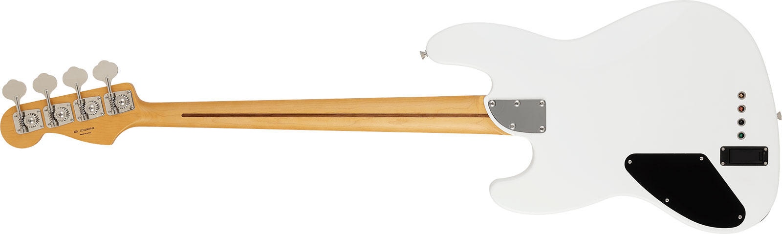 Fender Jazz Bass Elemental Mij Jap Active Rw - Nimbus White - Solid body elektrische bas - Variation 1