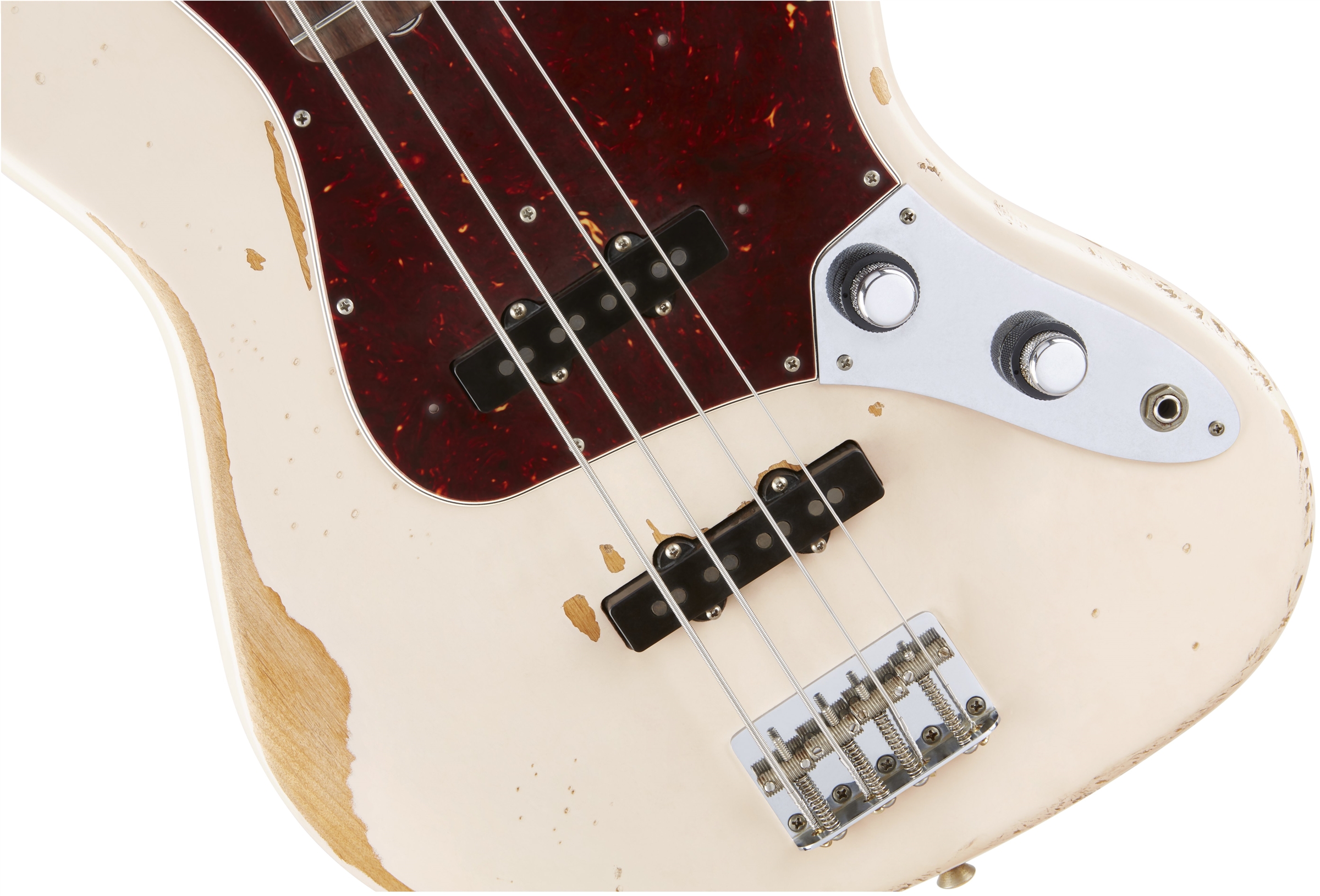 Fender Jazz Bass Flea Artist Signature Mex Rw 2016 - Road Worn, Shell Pink - Solid body elektrische bas - Variation 2