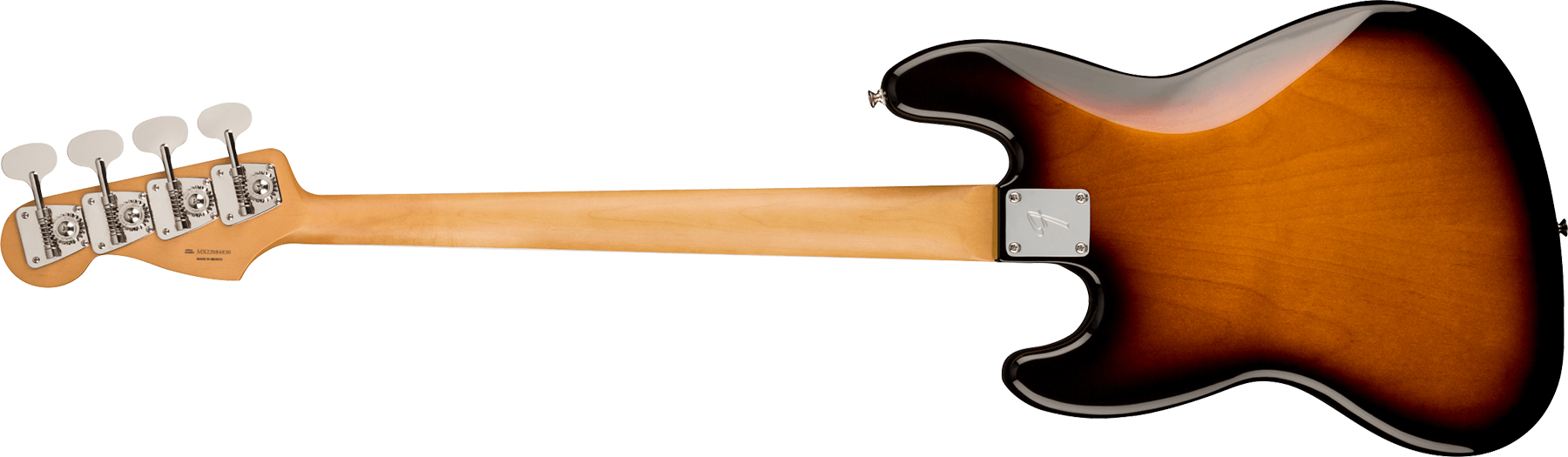 Fender Jazz Bass Gold Foil Ltd Mex Eb - 2-color Sunburst - Solid body elektrische bas - Variation 1