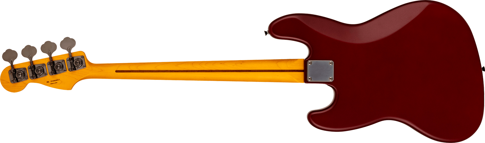 Fender Jazz Bass Hybrid Ii Mij Ltd Jap Rw - Matte Inferno Red - Solid body elektrische bas - Variation 1