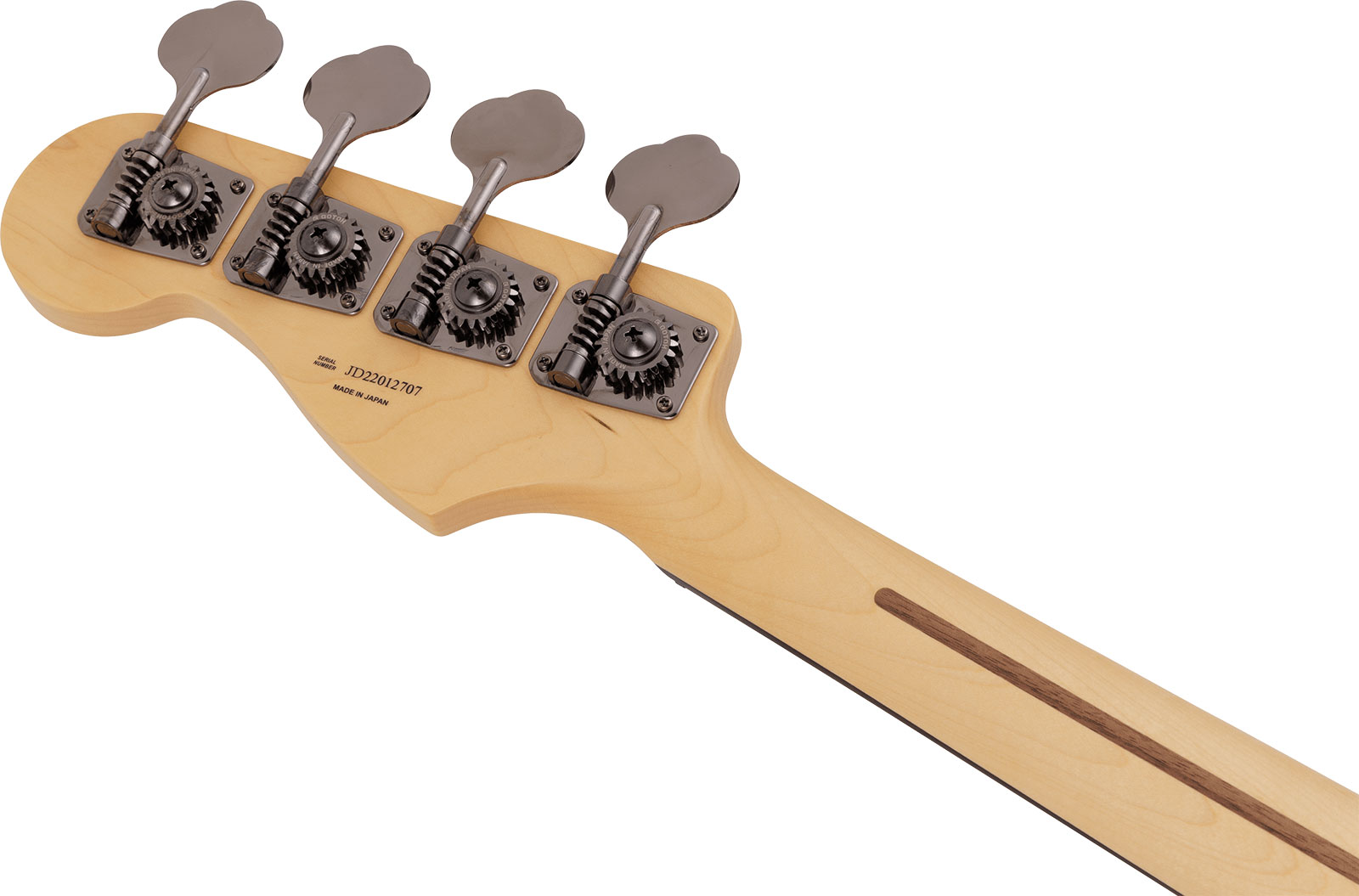 Fender Jazz Bass Noir Hybrid Ii Mij Jap 2s Trem Rw - Black Satin - Solid body elektrische bas - Variation 3