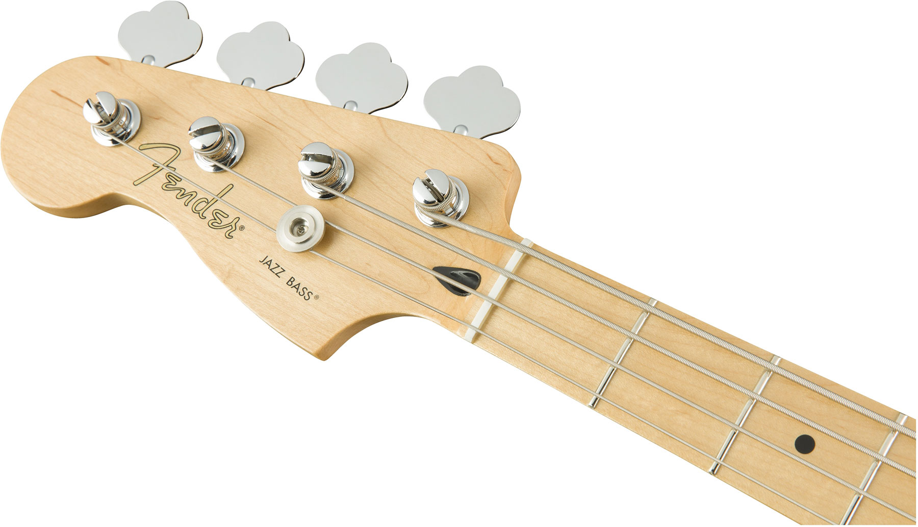 Fender Jazz Bass Player Lh Gaucher Mex Mn - Polar White - Solid body elektrische bas - Variation 3
