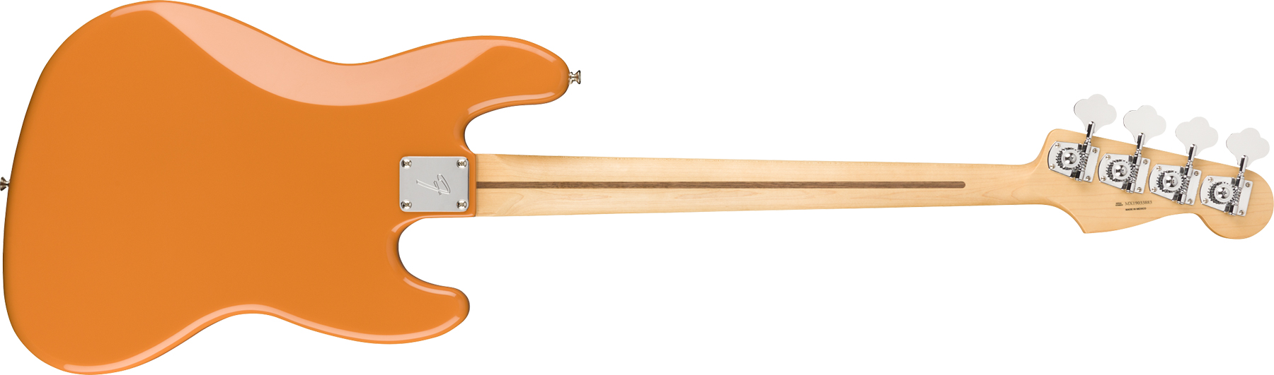Fender Jazz Bass Player Lh Gaucher Mex Pf - Capri Orange - Solid body elektrische bas - Variation 1