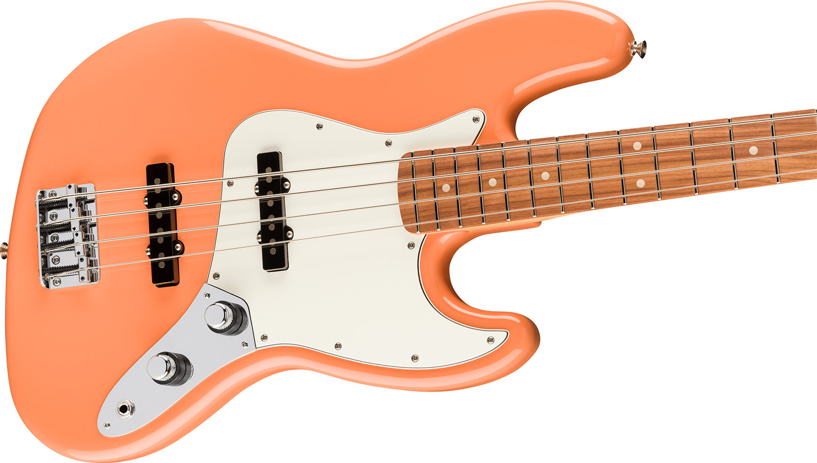 Fender Jazz Bass Player Mex Ltd Pf - Pacific Peach - Solid body elektrische bas - Variation 2