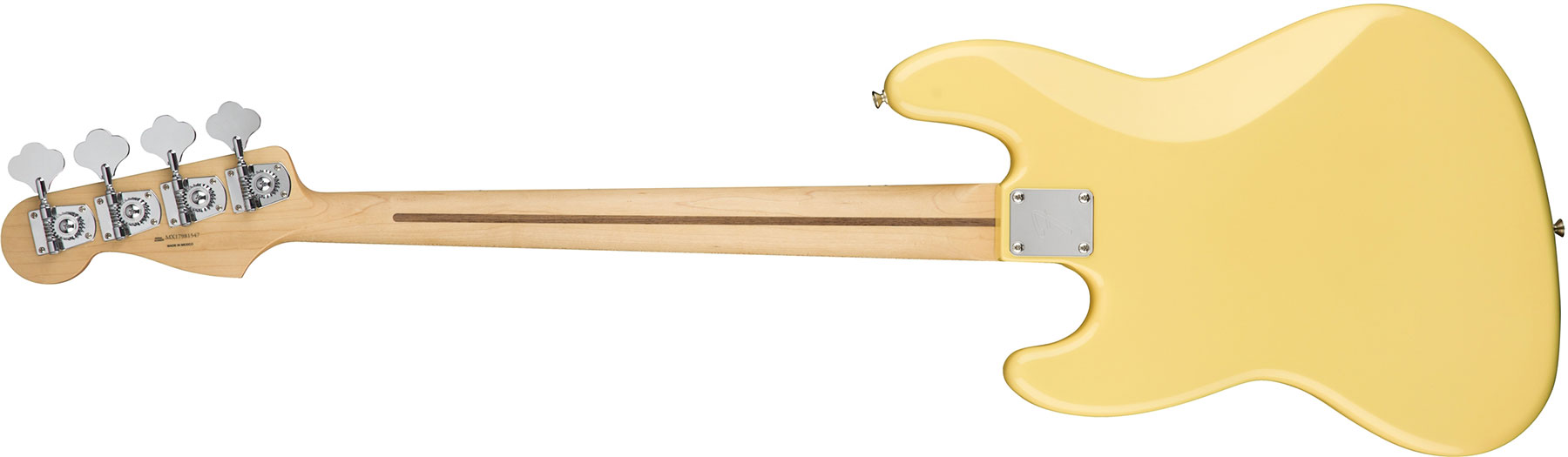 Fender Jazz Bass Player Mex Mn - Buttercream - Solid body elektrische bas - Variation 1