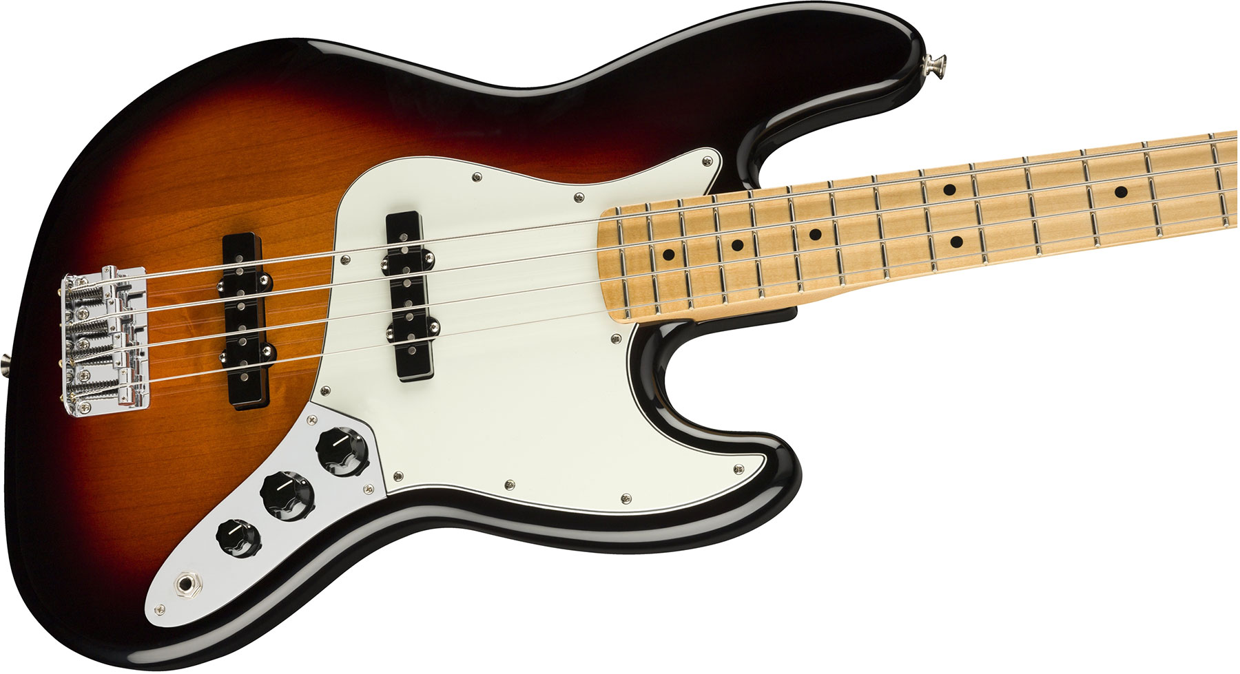 Fender Jazz Bass Player Mex Mn - 3-color Sunburst - Solid body elektrische bas - Variation 2