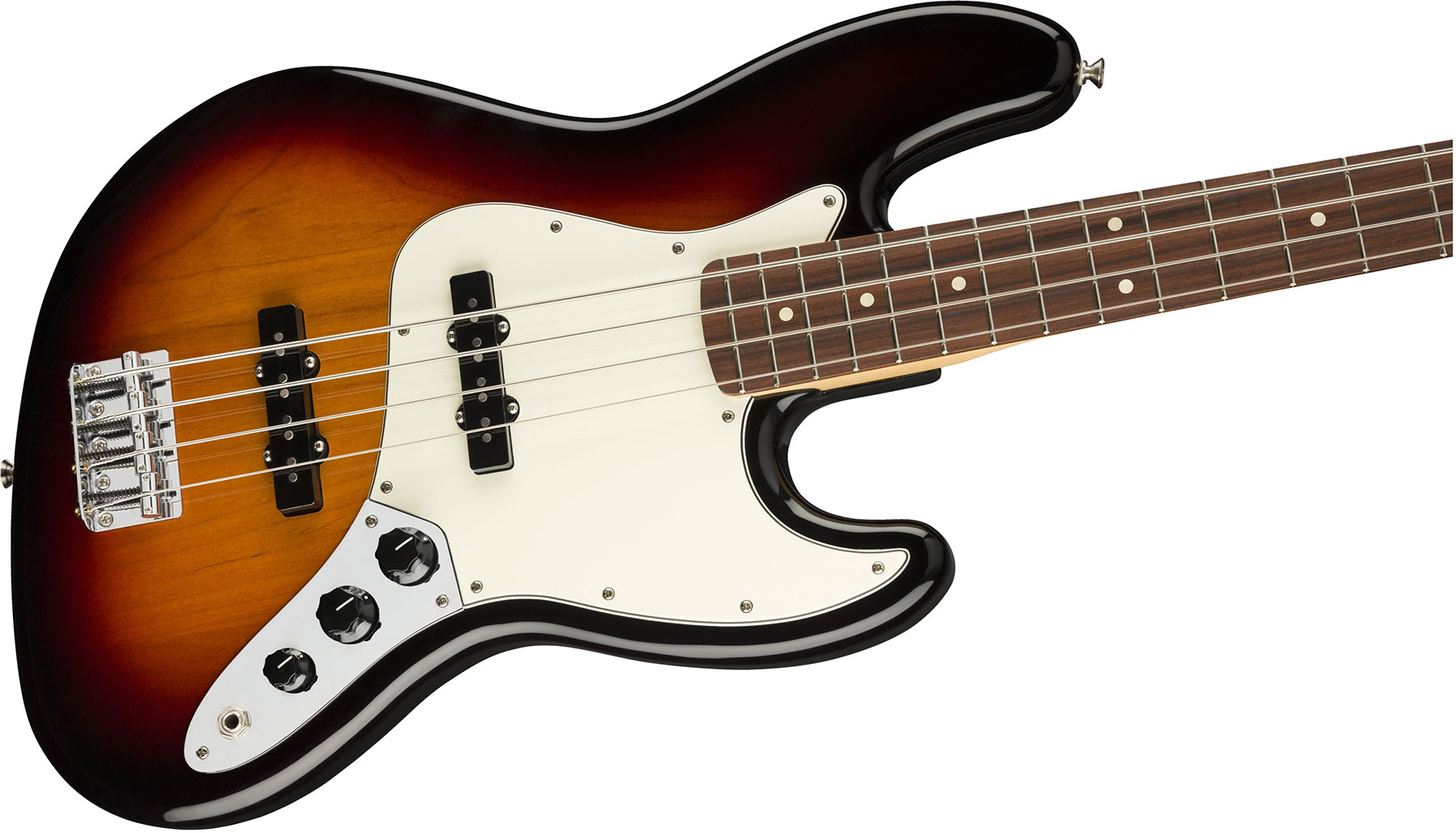 Player Jazz Bass MEX PF 3 color sunburst Solid body