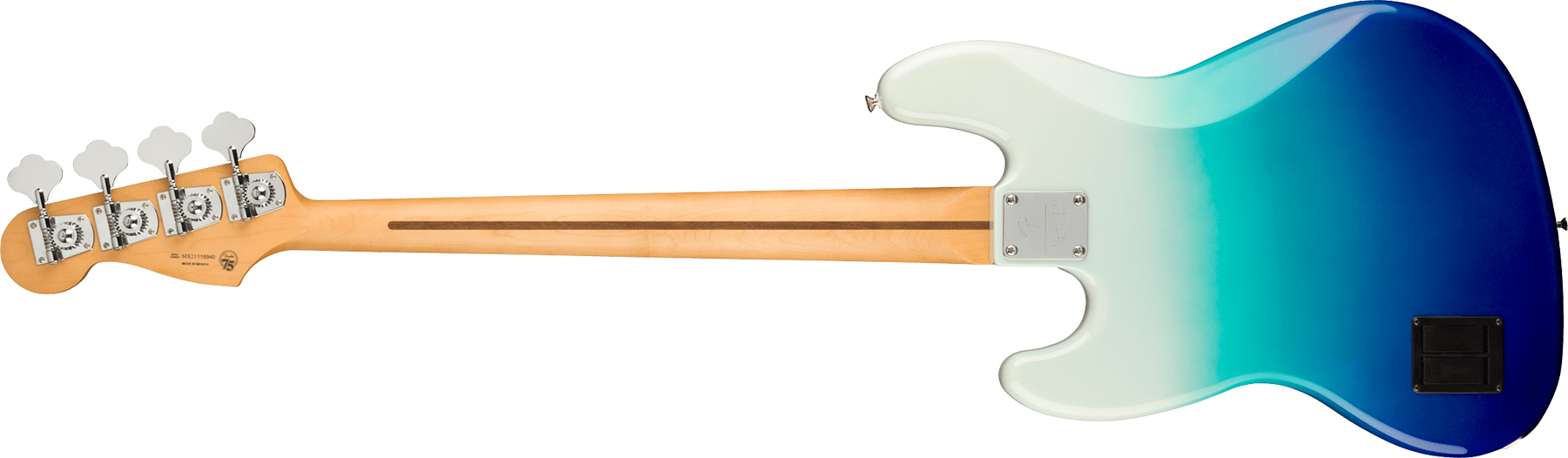 Fender Jazz Bass Player Plus Mex Active Pf - Belair Blue - Solid body elektrische bas - Variation 1