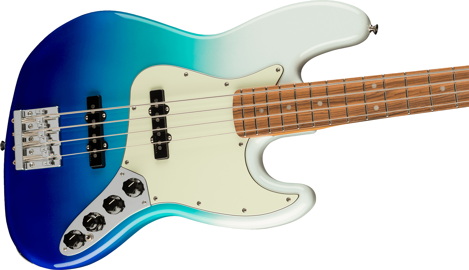Fender Jazz Bass Player Plus Mex Active Pf - Belair Blue - Solid body elektrische bas - Variation 2