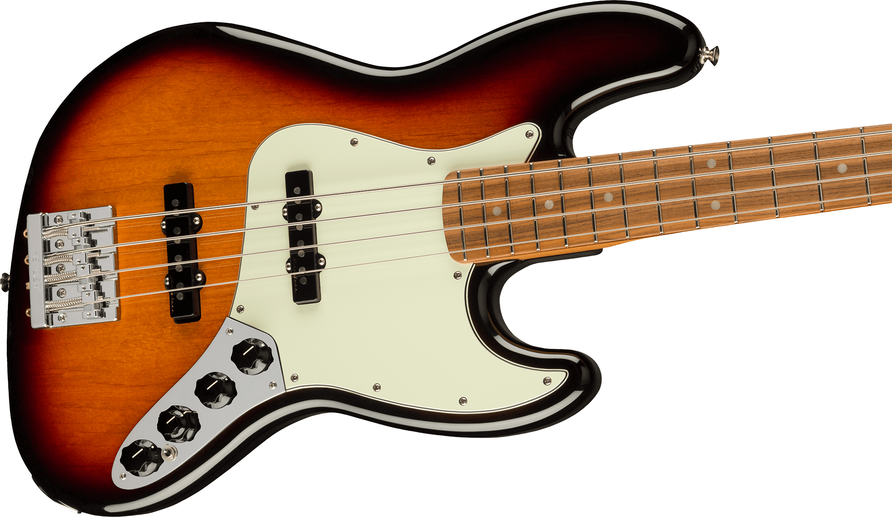 Fender Jazz Bass Player Plus Mex Active Pf - 3-color Sunburst - Solid body elektrische bas - Variation 2