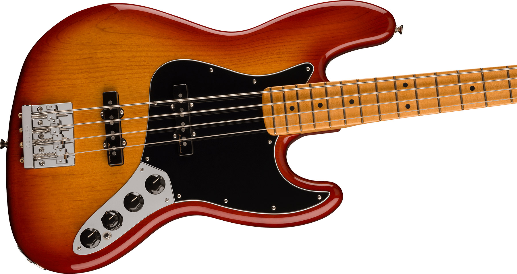 Fender Jazz Bass Player Plus 2023 Mex Active Mn - Sienna Sunburst - Solid body elektrische bas - Variation 2