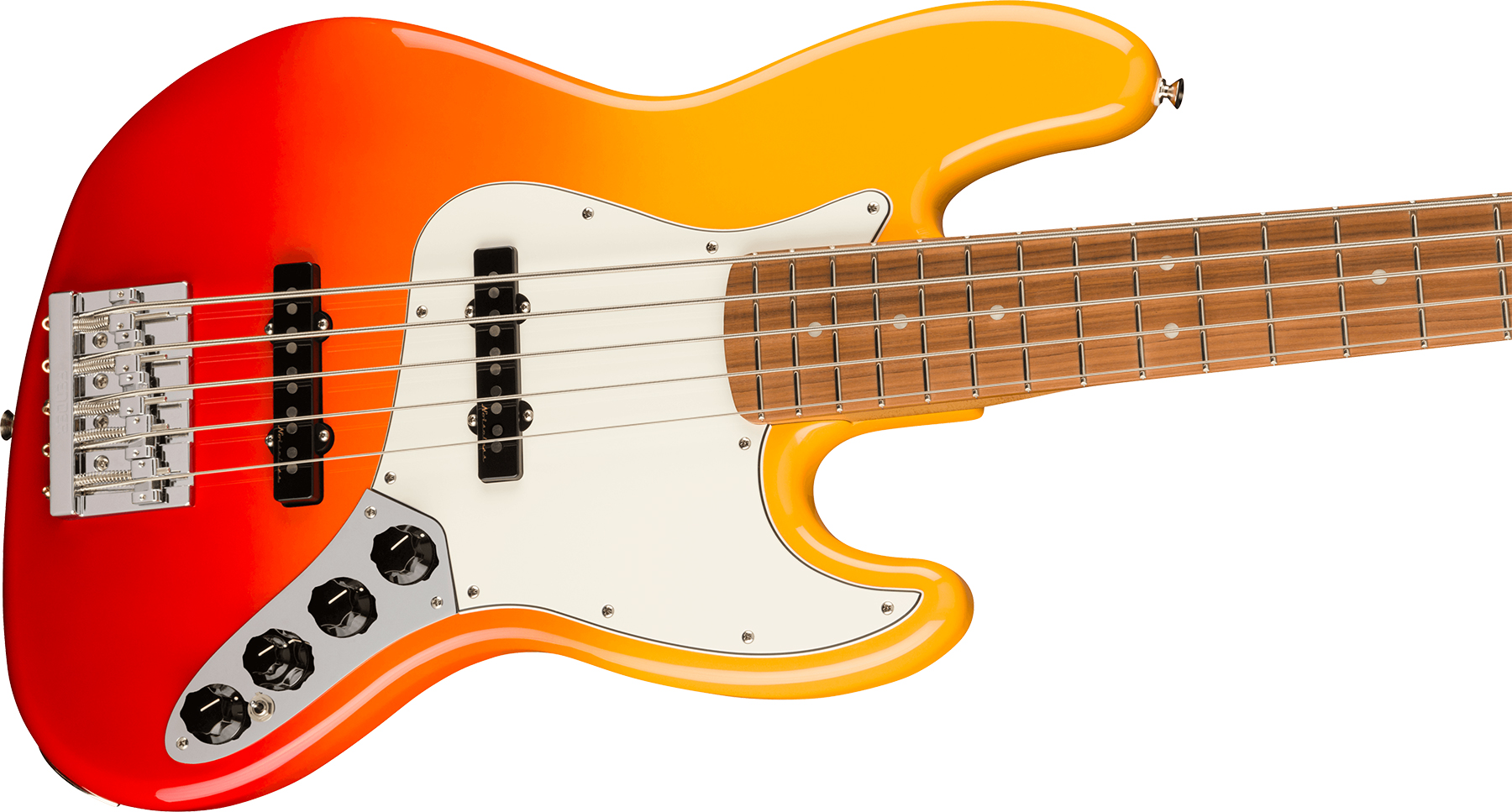Fender Jazz Bass Player Plus V Mex 5c Active Pf - Tequila Sunrise - Solid body elektrische bas - Variation 2