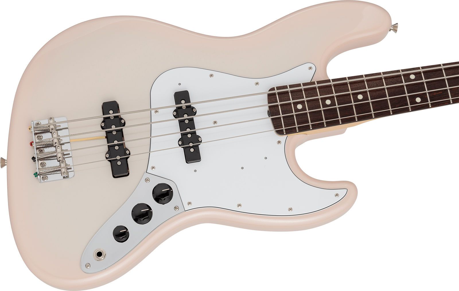 Fender Jazz Bass Traditional 60s Jap 2s Trem Rw - Stardust Pink - Solid body elektrische bas - Variation 2