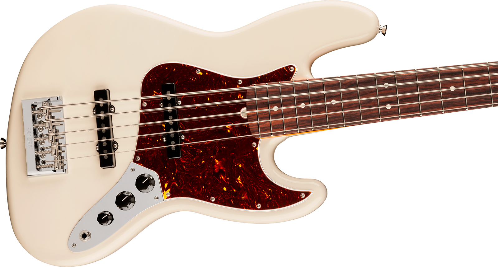 Fender Jazz Bass V American Pro. Usa 5c Rw - Olympic White - Solid body elektrische bas - Variation 2
