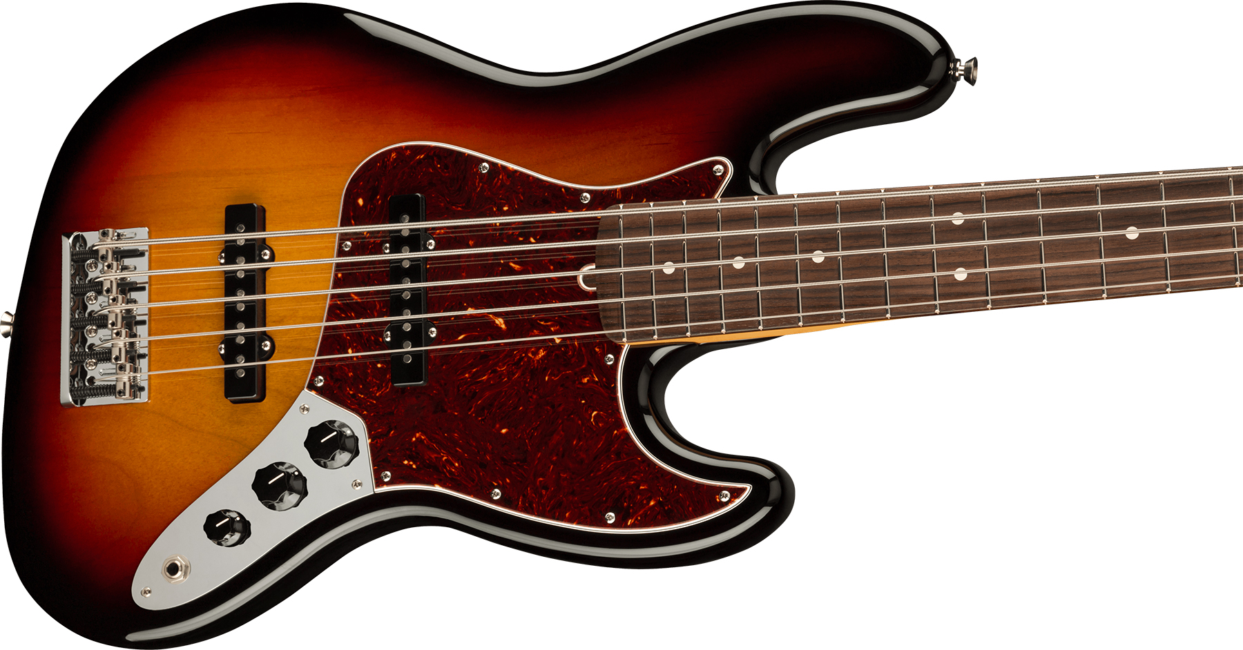 Fender Jazz Bass V American Professional Ii Usa 5-cordes Rw - 3-color Sunburst - Solid body elektrische bas - Variation 2