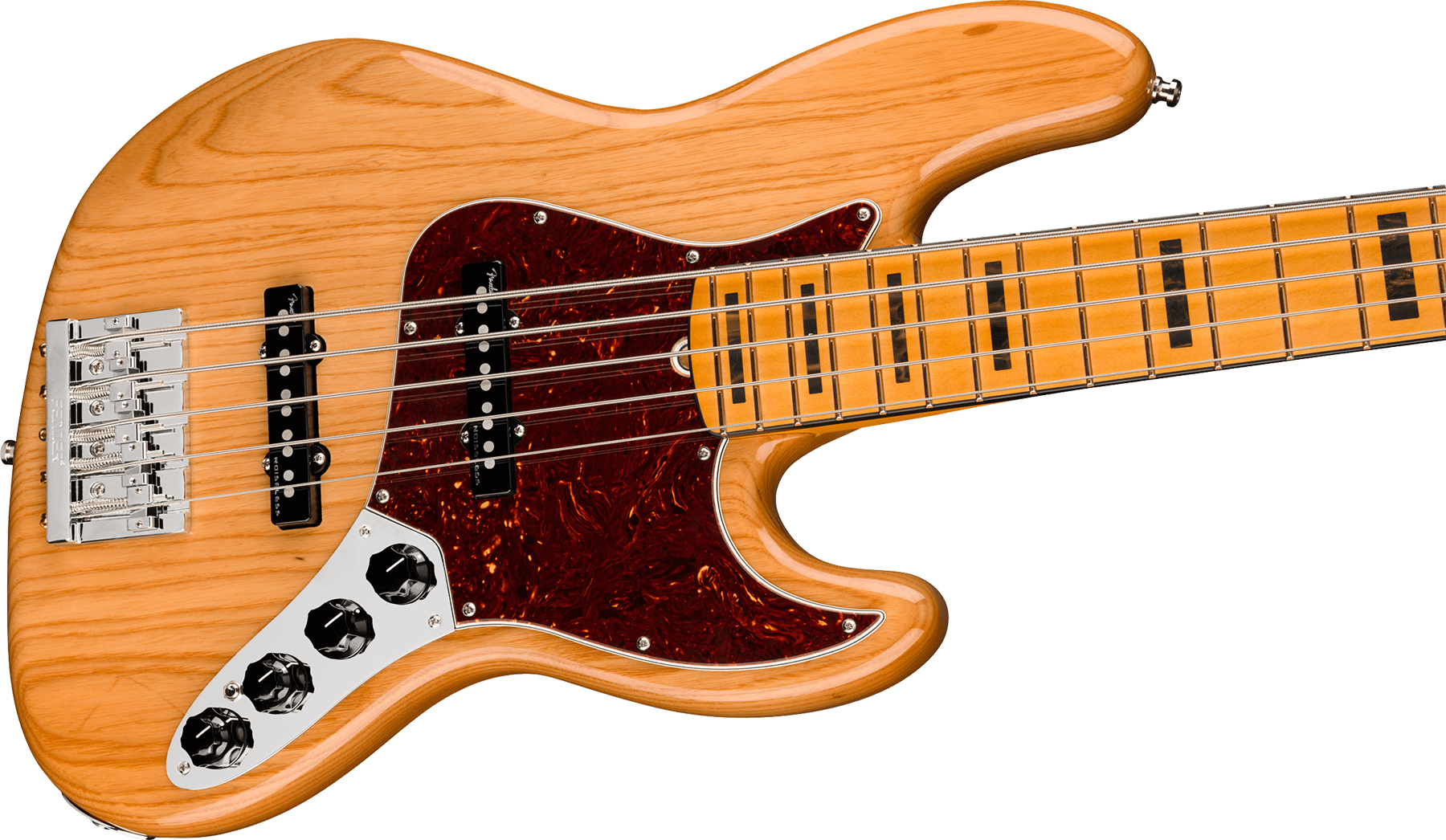 Fender Jazz Bass V American Ultra 2019 Usa 5-cordes Mn - Aged Natural - Solid body elektrische bas - Variation 2