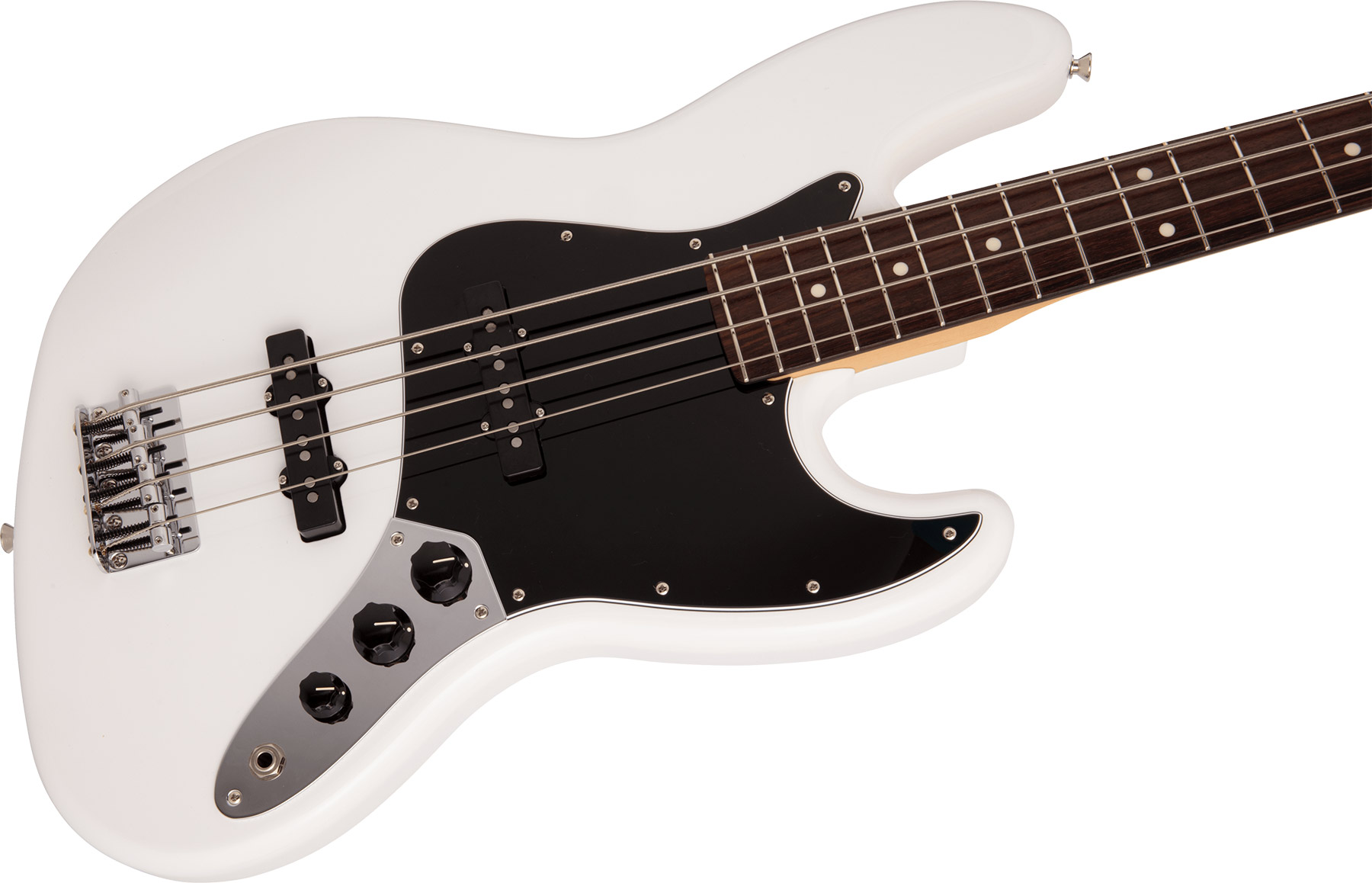 Fender Jazz Bass Hybrid Ii Mij Jap 2s Trem Rw - Arctic White - Solid body elektrische bas - Variation 2