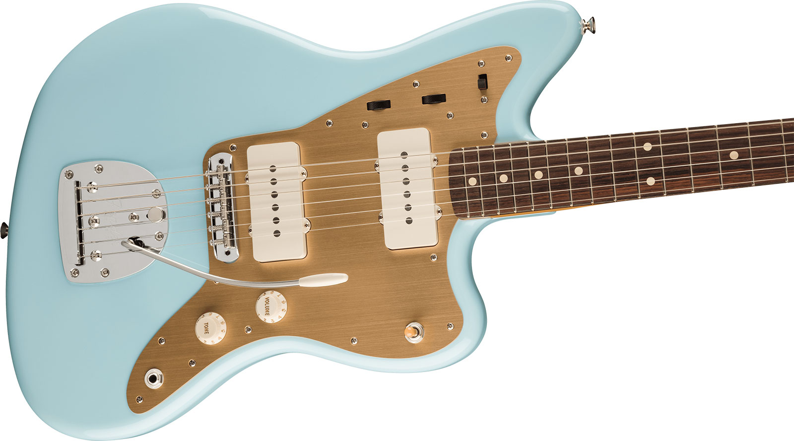 Fender Jazzmaster 50s Vintera 2 Mex 2s Trem Rw - Sonic Blue - Retro-rock elektrische gitaar - Variation 2