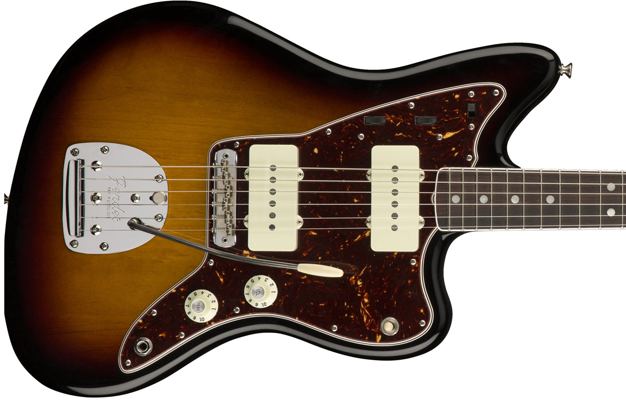 Fender Jazzmaster '60s American Original Usa Ss Rw - 3-color Sunburst - Retro-rock elektrische gitaar - Variation 1