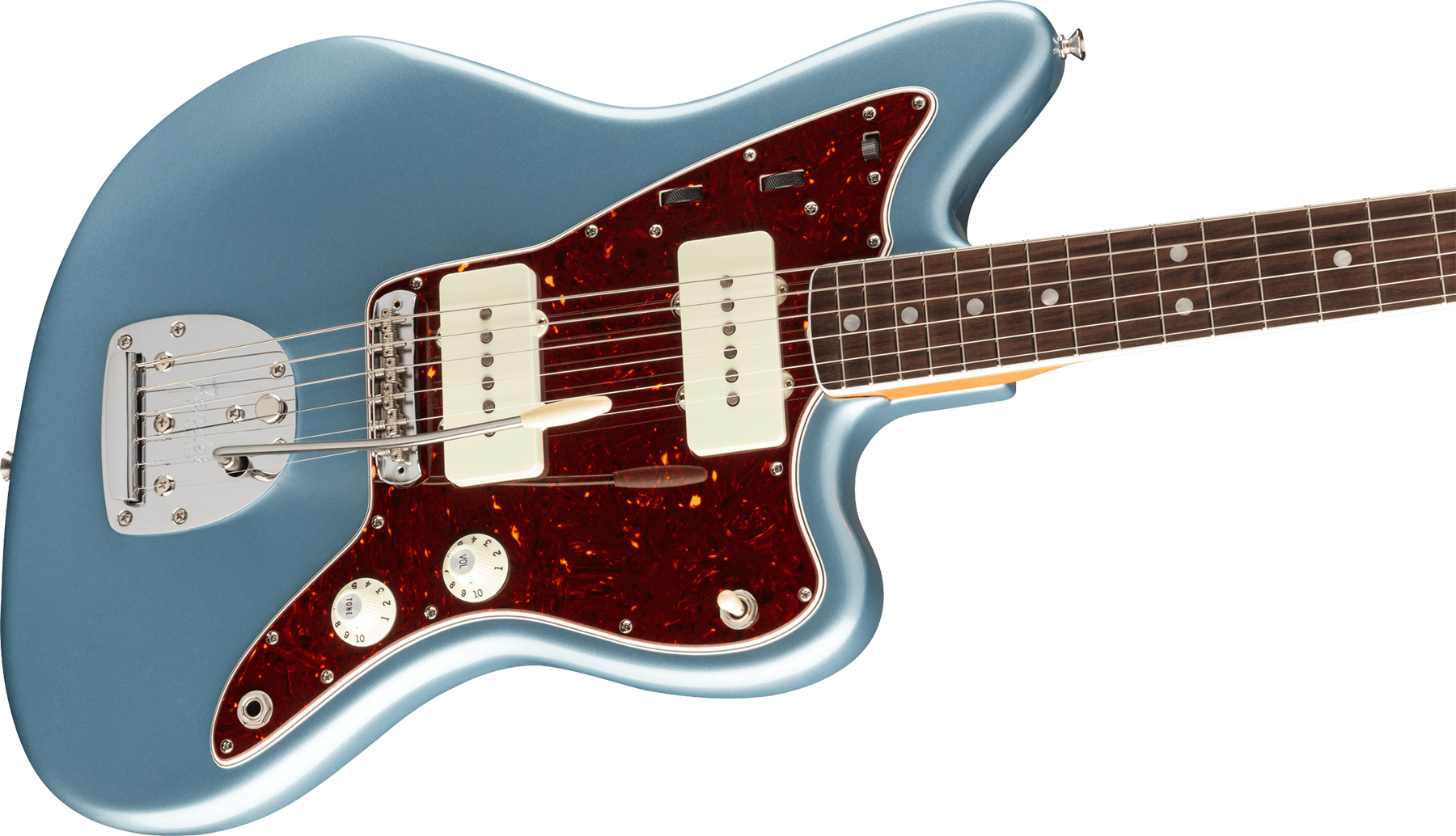 Fender Jazzmaster '60s American Original Usa Ss Rw - Ice Blue Metallic - Retro-rock elektrische gitaar - Variation 2
