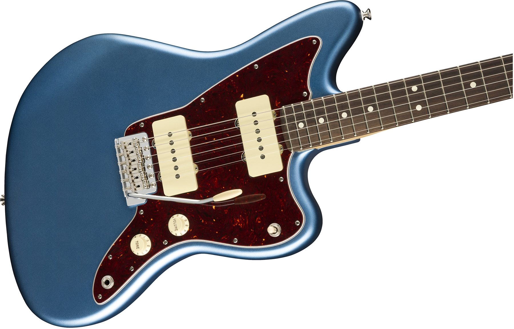 Fender Jazzmaster American Performer Usa Ss Rw - Satin Lake Placid Blue - Guitarra eléctrica de doble corte. - Variation 2
