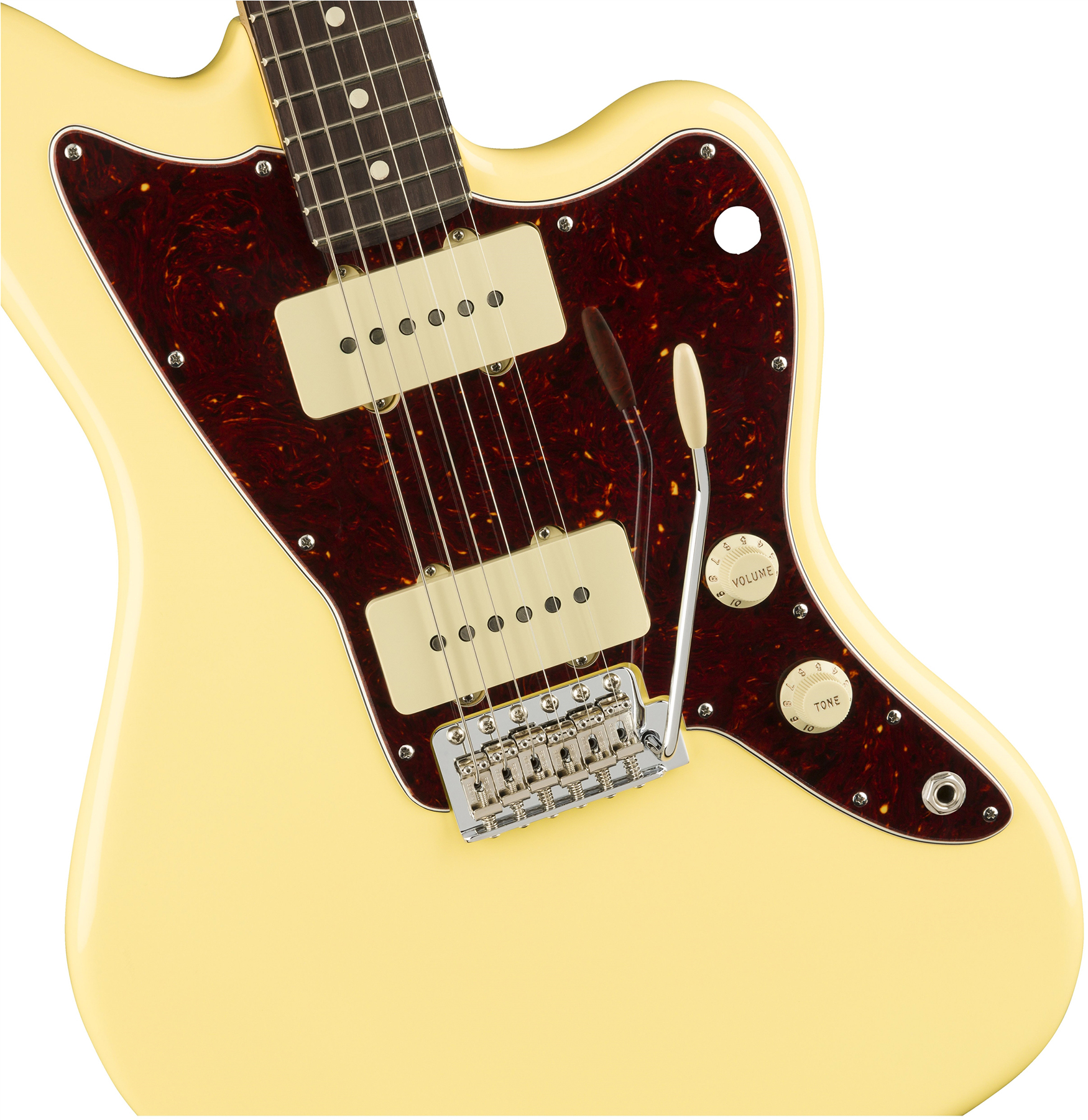 Fender Jazzmaster American Performer Usa Ss Rw - Vintage White - Guitarra eléctrica de doble corte. - Variation 2