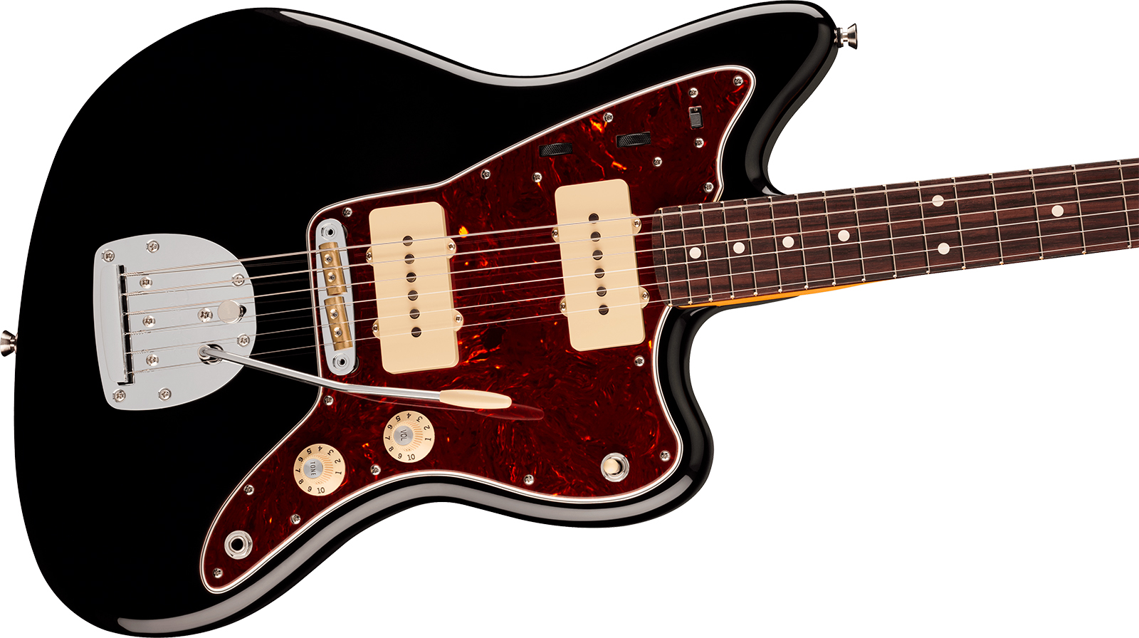 Fender Jazzmaster American Pro. Usa  2s Trem Rw - Black - Retro-rock elektrische gitaar - Variation 2