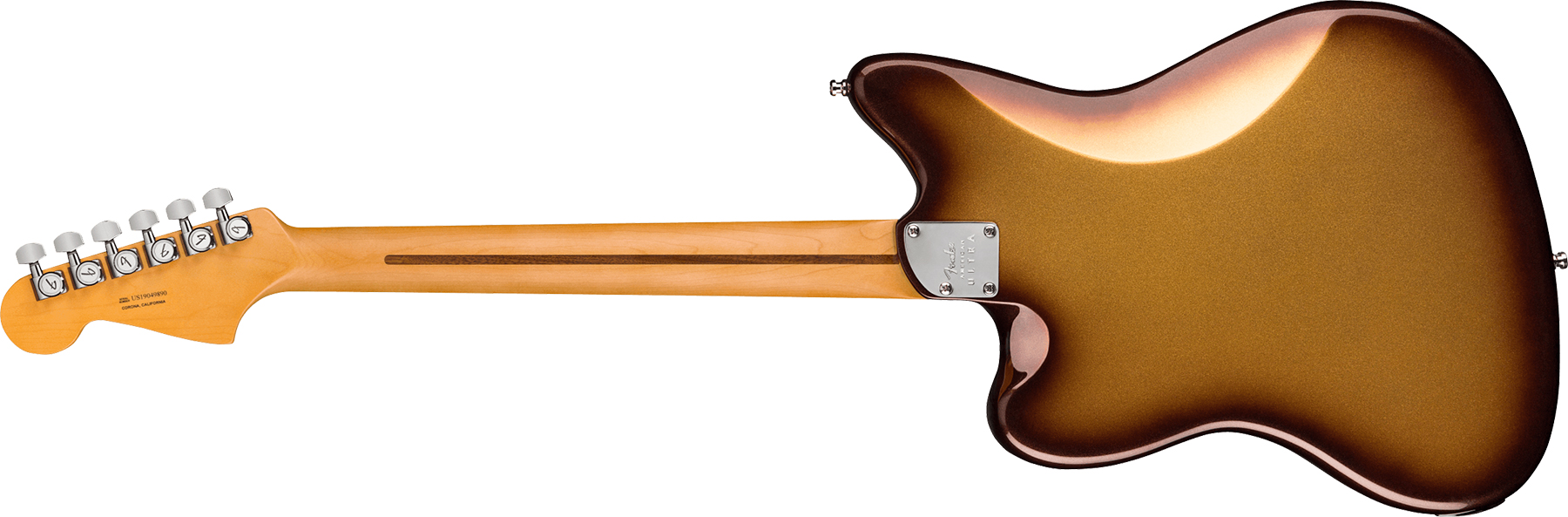 Fender Jazzmaster American Ultra 2019 Usa Rw - Mocha Burst - Retro-rock elektrische gitaar - Variation 1