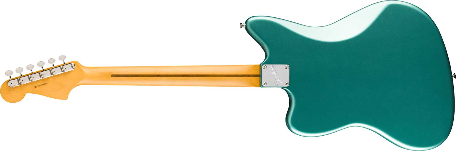 Fender Jazzmaster Classic American Pro Usa 2s Trem Rw - Faded Sherwood Green Metallic - Retro-rock elektrische gitaar - Variation 1