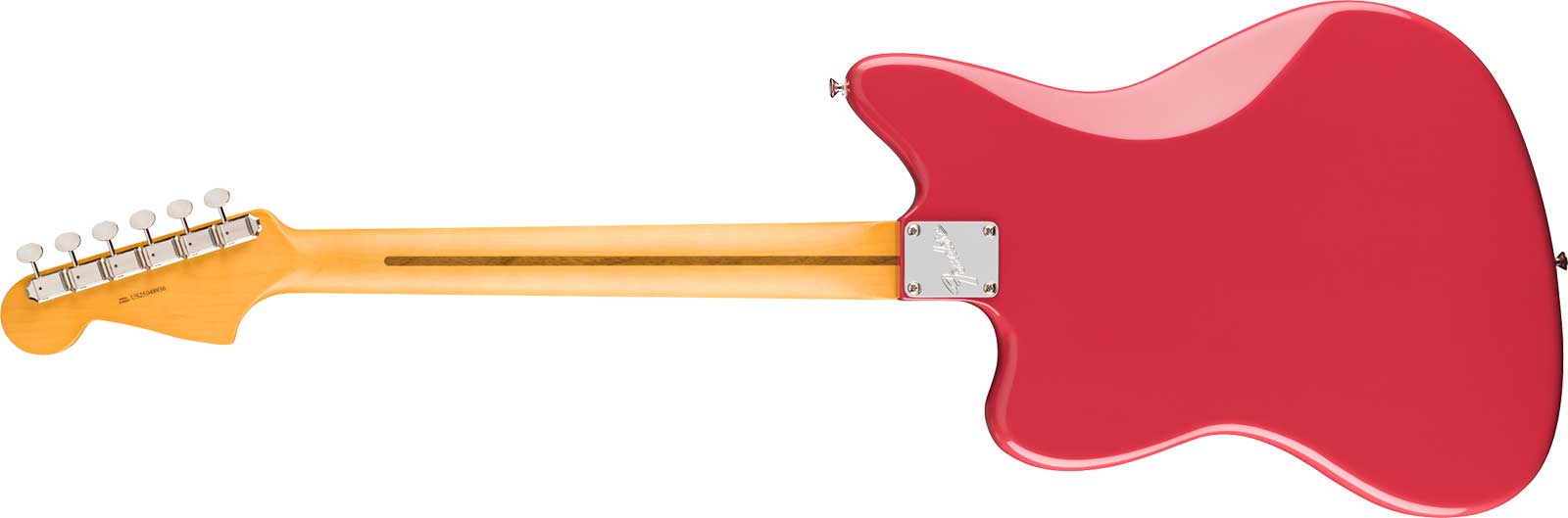 Fender Jazzmaster Classic American Pro Usa 2s Trem Rw - Faded Dakota Red - Retro-rock elektrische gitaar - Variation 1