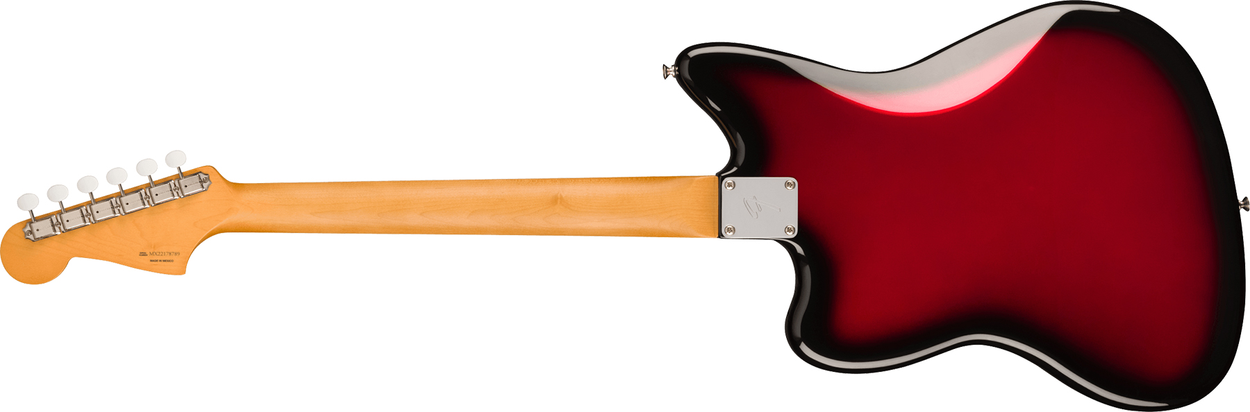 Fender Jazzmaster Gold Foil Ltd Mex 3mh Trem Bigsby Eb - Candy Apple Burst - Retro-rock elektrische gitaar - Variation 1