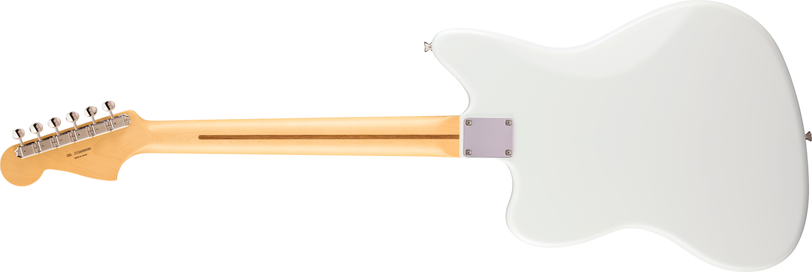 Fender Jazzmaster Hybrid Ii Mij Ltd Jap 2s Trem Rw - Satin Arctic White - Retro-rock elektrische gitaar - Variation 1