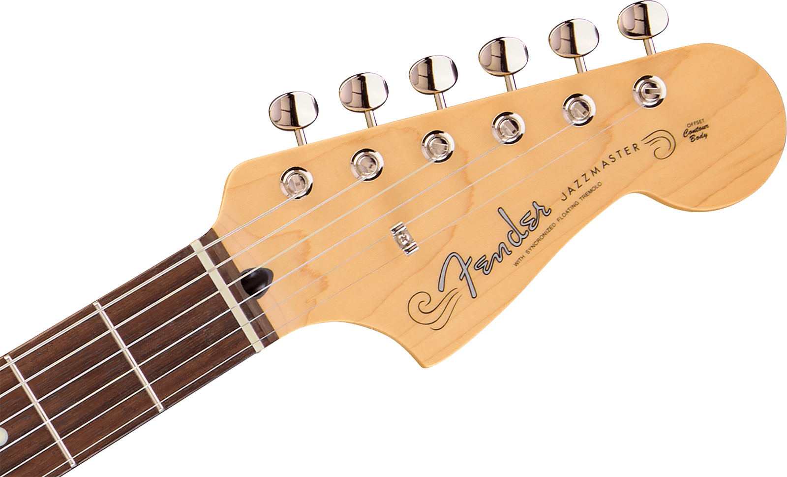 Fender Jazzmaster Hybrid Ii Mij Ltd Jap 2s Trem Rw - Daphne Blue - Retro-rock elektrische gitaar - Variation 2