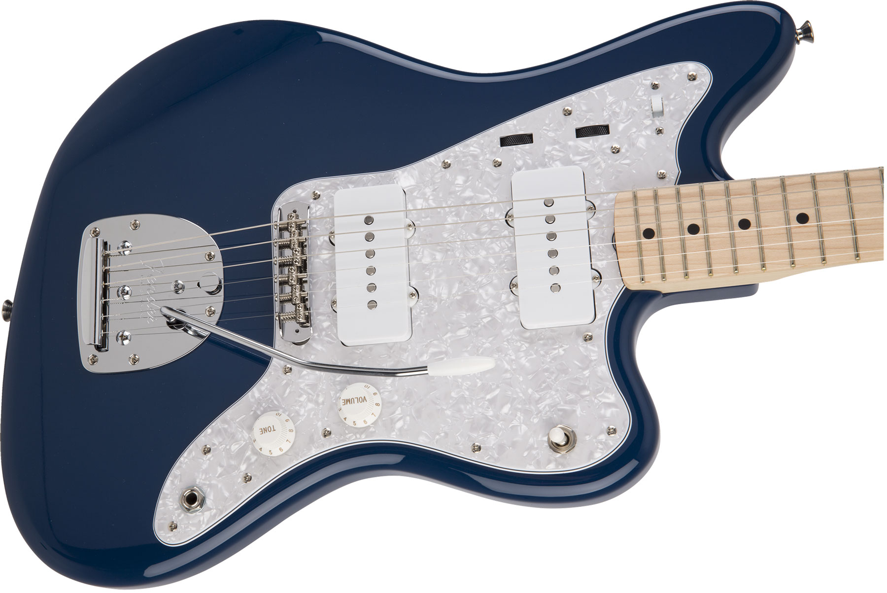 Fender Jazzmaster Hybrid Japon Mn - Indigo - Retro-rock elektrische gitaar - Variation 2