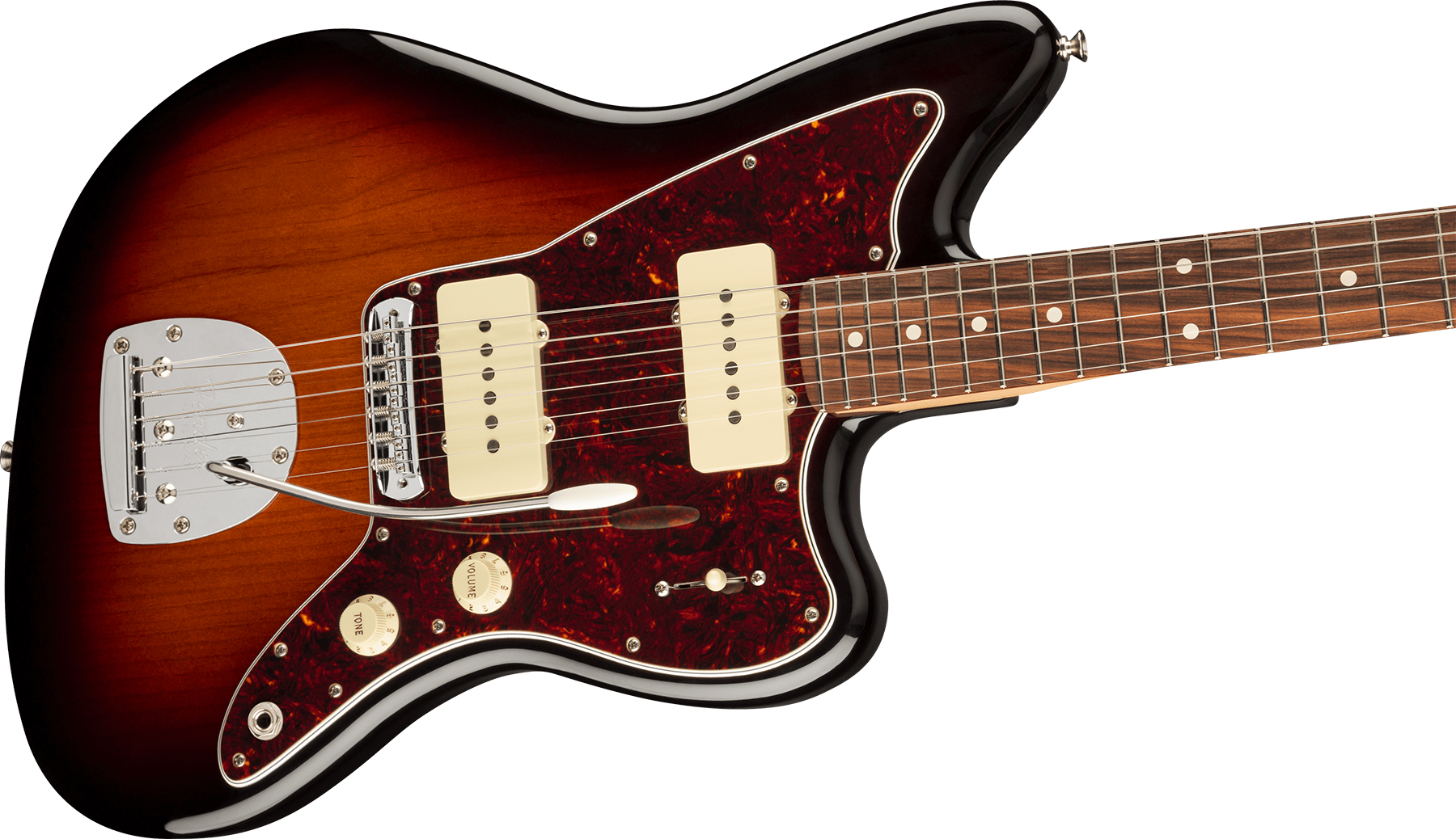 Fender Jazzmaster Player Ltd 2s Trem Pf - 3-color Sunburst - Retro-rock elektrische gitaar - Variation 2