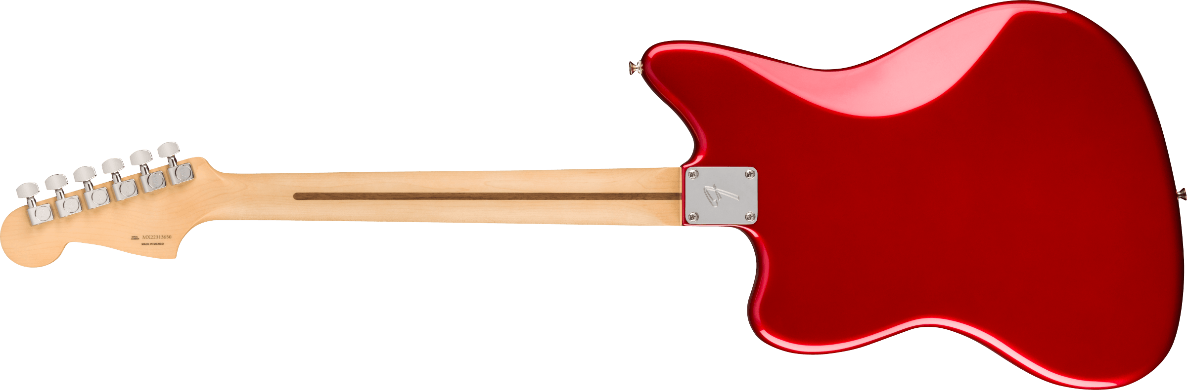 Fender Jazzmaster Player Hh Mex 2023 Trem 2h Pf - Candy Apple Red - Retro-rock elektrische gitaar - Variation 1