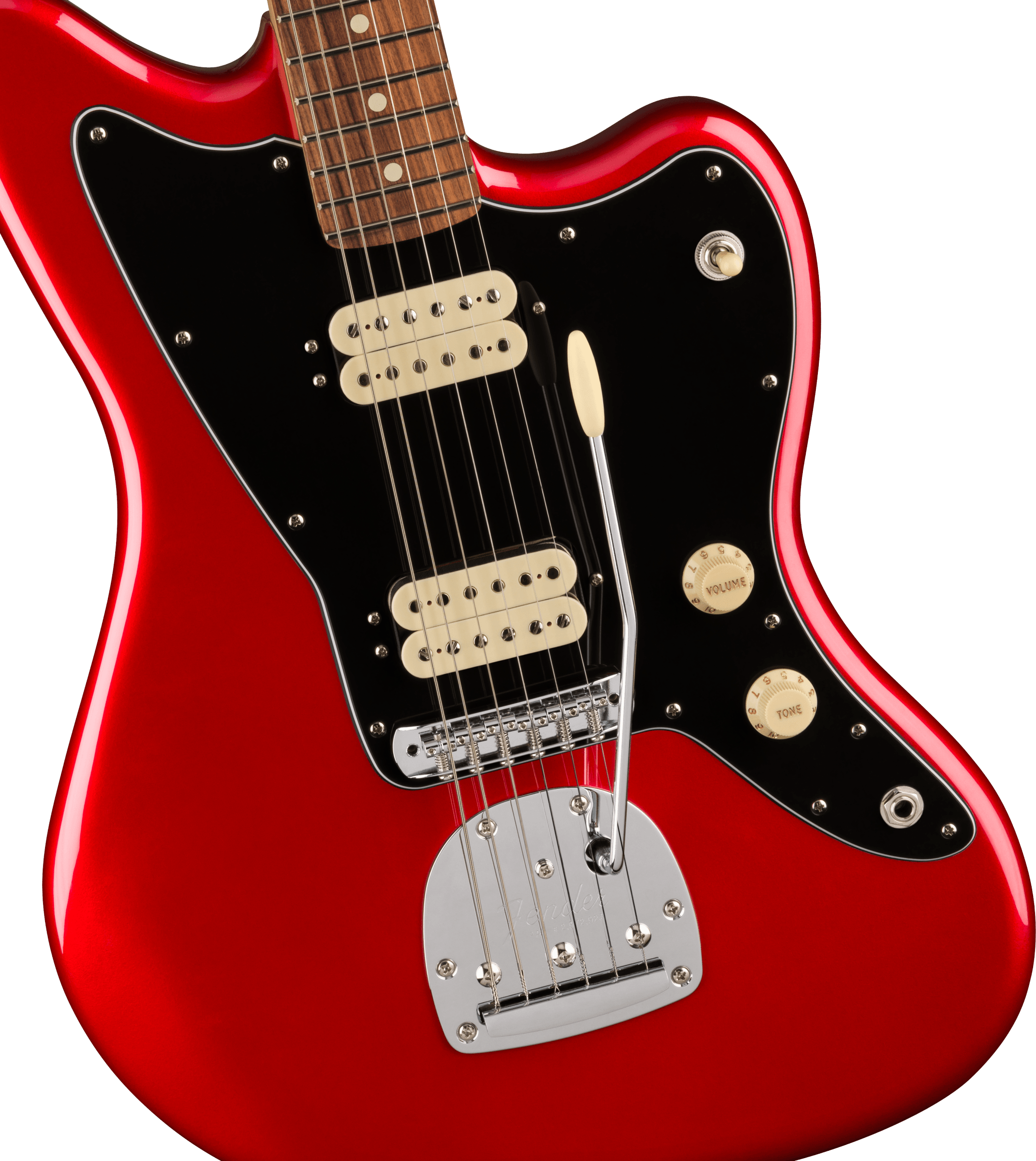 Fender Jazzmaster Player Hh Mex 2023 Trem 2h Pf - Candy Apple Red - Retro-rock elektrische gitaar - Variation 2