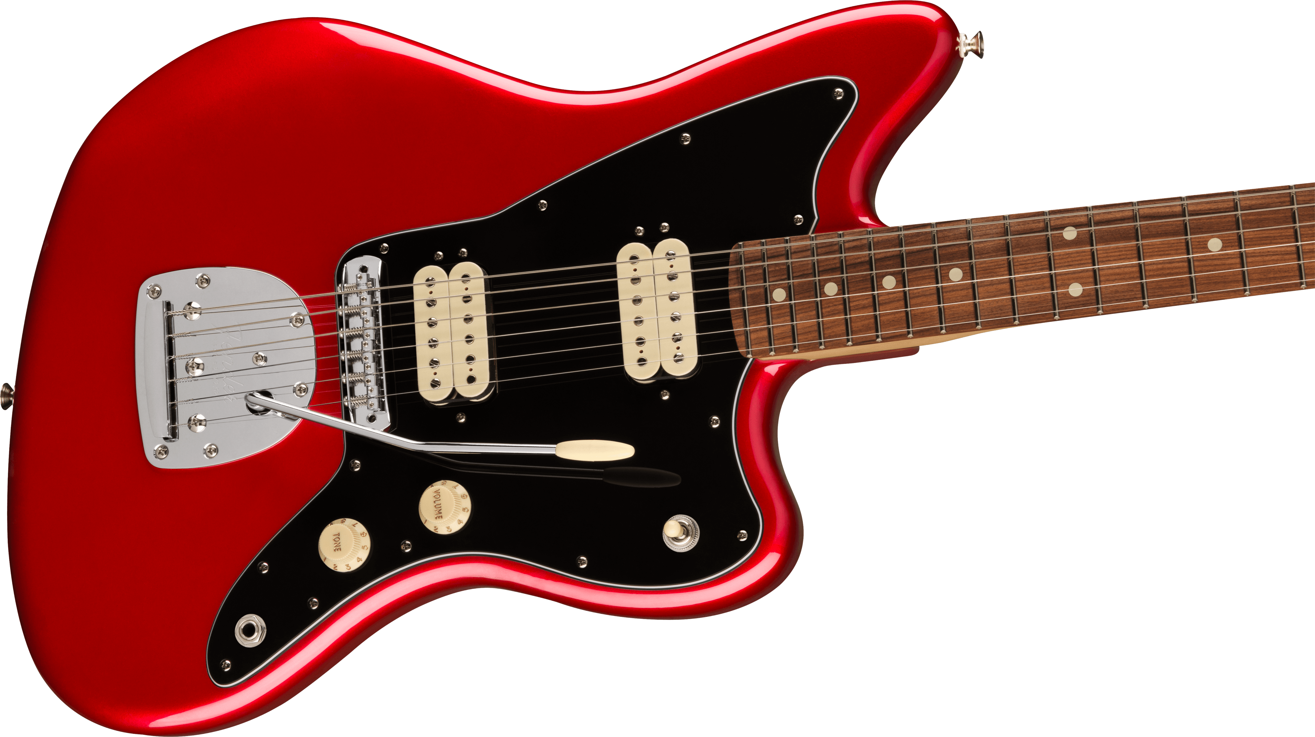 Fender Jazzmaster Player Hh Mex 2023 Trem 2h Pf - Candy Apple Red - Retro-rock elektrische gitaar - Variation 3