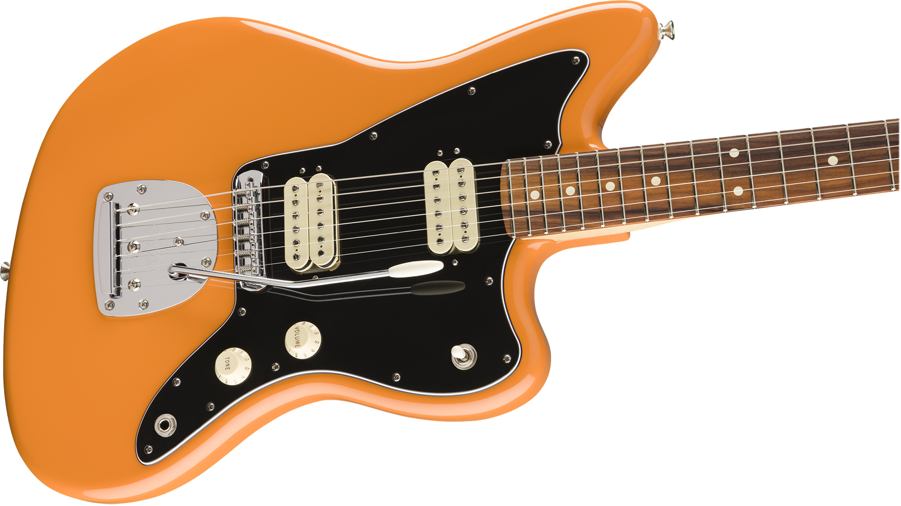 Fender Jazzmaster Player Mex Hh Pf - Capri Orange - Retro-rock elektrische gitaar - Variation 2