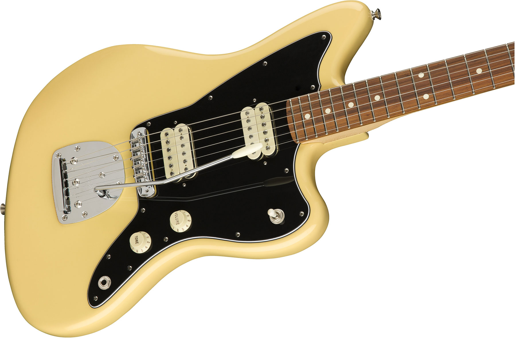 Fender Jazzmaster Player Mex Hh Pf - Buttercream - Retro-rock elektrische gitaar - Variation 2