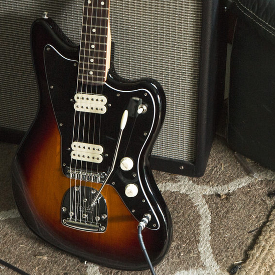 Fender Jazzmaster Player Mex Hh Pf - 3-color Sunburst - Retro-rock elektrische gitaar - Variation 4