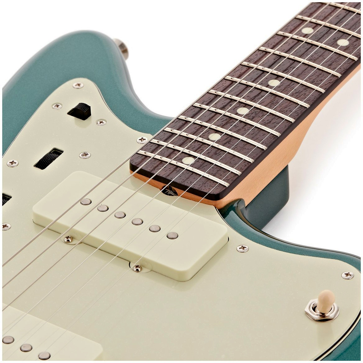 Fender Jazzmaster Traditional Ii 60s Mij Trem 2s Rw - Sherwood Green Metallic - Retro-rock elektrische gitaar - Variation 3