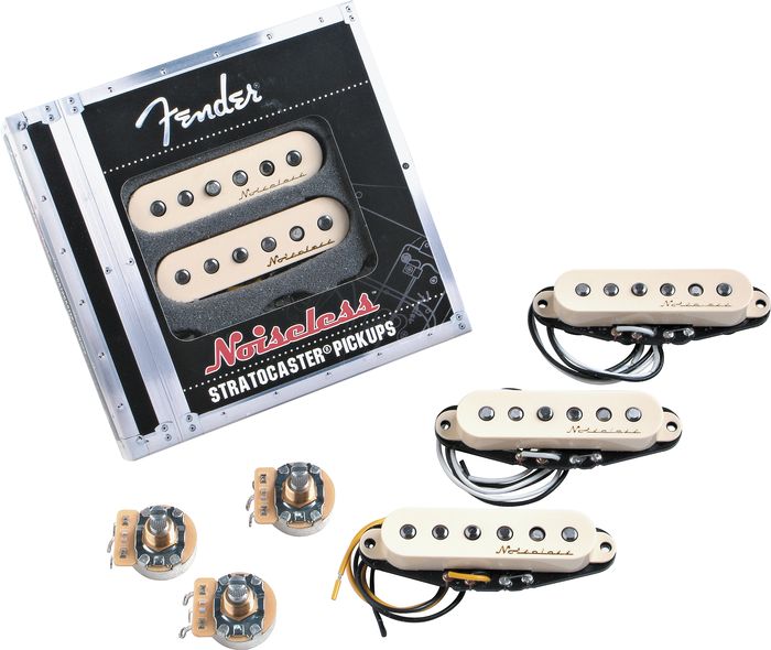 Fender Jeu Strat Vintage Noiseless White 3 Pieces - - Elektrische gitaar pickup - Variation 1
