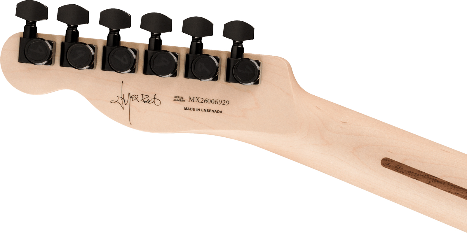 Fender Jim Root Tele Mex Ltd Signature 2h Ht Eb - Shoreline Gold - Kenmerkende elektrische gitaar - Variation 3