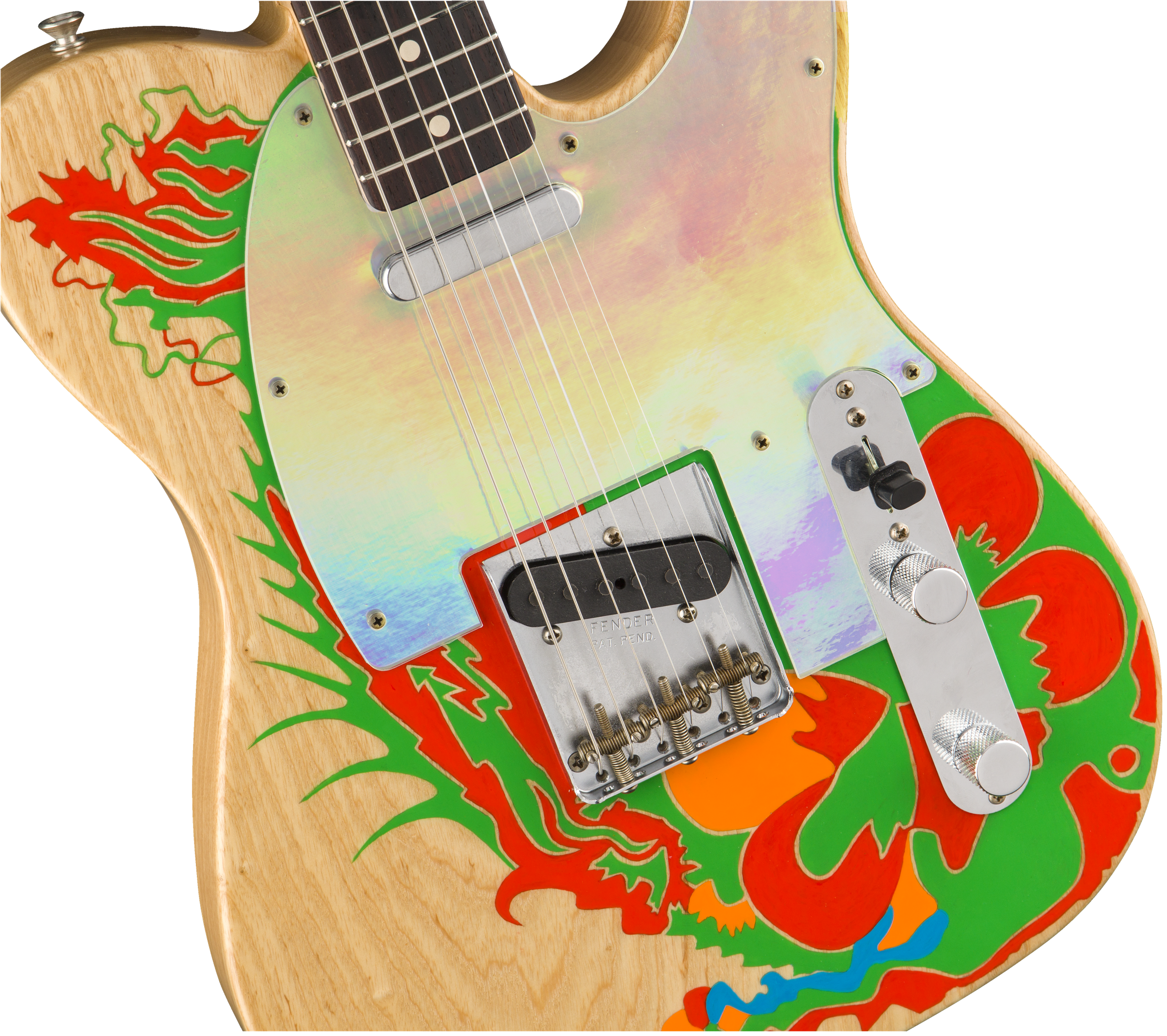 Fender Jimmy Page Tele Dragon Ltd Mex Signature Rw - Natural - Televorm elektrische gitaar - Variation 5