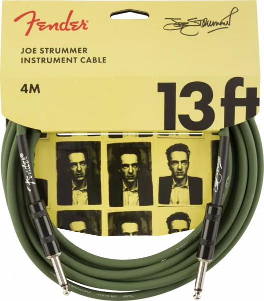 Kabel Fender Joe Strummer Pro Instrument Cable 13ft - Drab Green