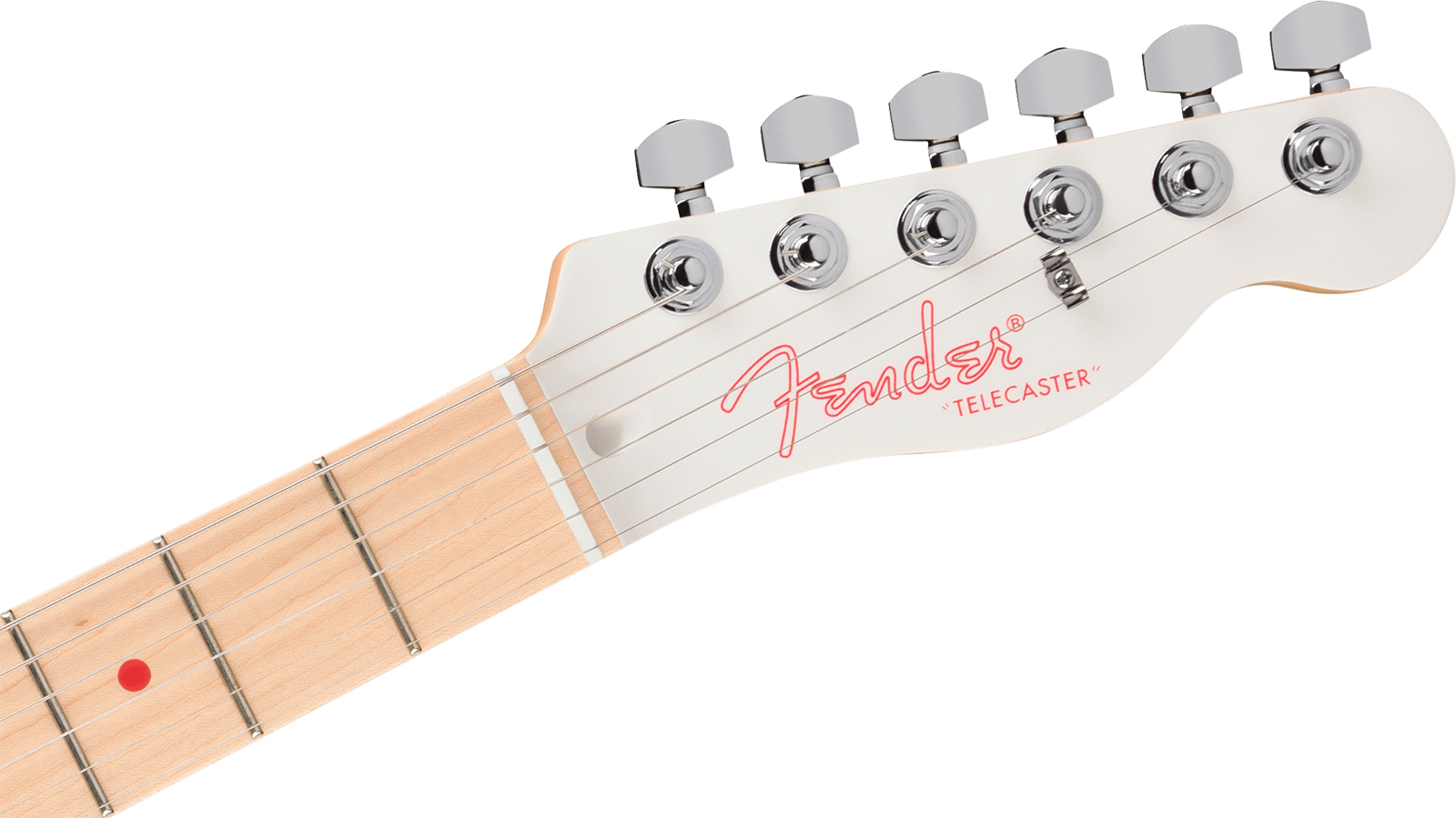 Fender John Five Tele Ghost Signature Ind 2h Dimarzio Ht Mn - White - Kenmerkende elektrische gitaar - Variation 3